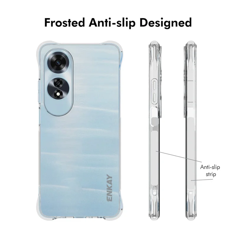 ENKAY HAT PRINCE Für Oppo A60 4G Case Klare TPU Telefonhülle Stoßfest Ecken