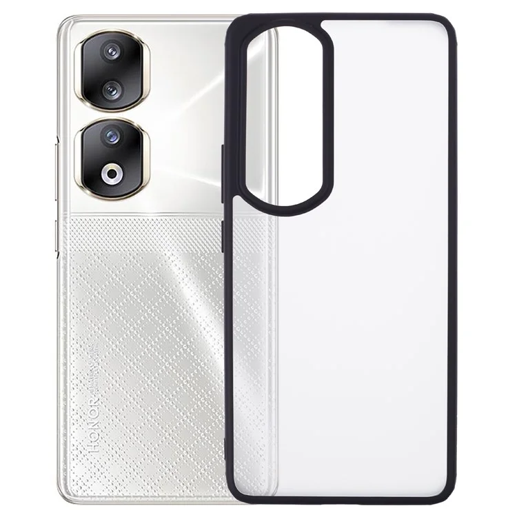 X-LEVEL For Honor 90 Pro Case PC+TPU Matte Back Shockproof Phone Cover - Schwarz