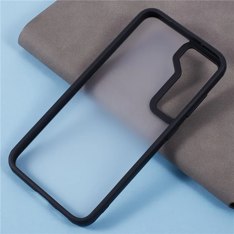 X-LEVEL For Samsung Galaxy S23 Case Matte PC+TPU Anti-Scratch Phone Cover - Black