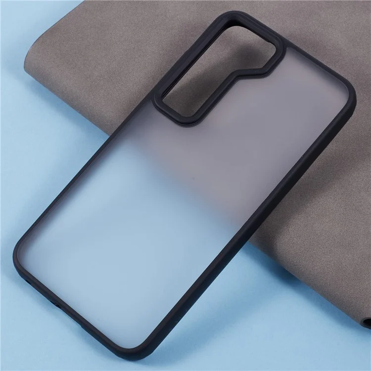 X-LEVEL For Samsung Galaxy S23 Case Matte PC+TPU Anti-Scratch Phone Cover - Black