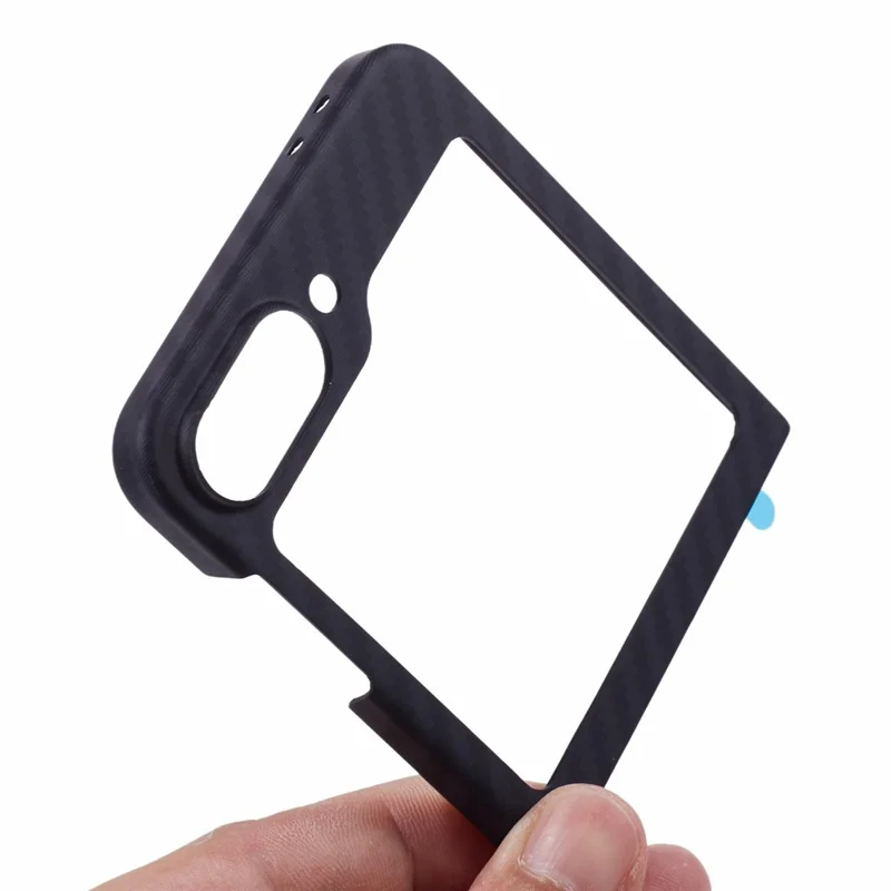 X-LEVEL For Samsung Galaxy Z Flip7 FE 5G / Z Flip6 5G Mobile Phone Case Carbon Fiber Texture PC Mobile Phone Back Cover