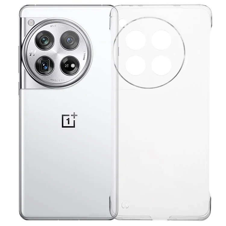 For OnePlus 12 5G Clear Case Borderless Protective PC Phone Cover