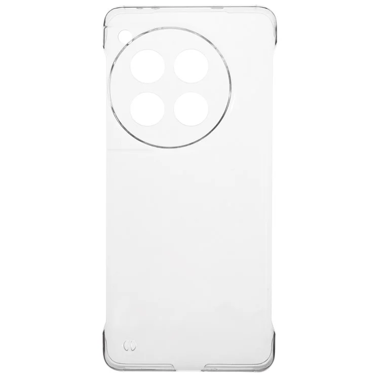 For OnePlus 12 5G Clear Case Borderless Protective PC Phone Cover