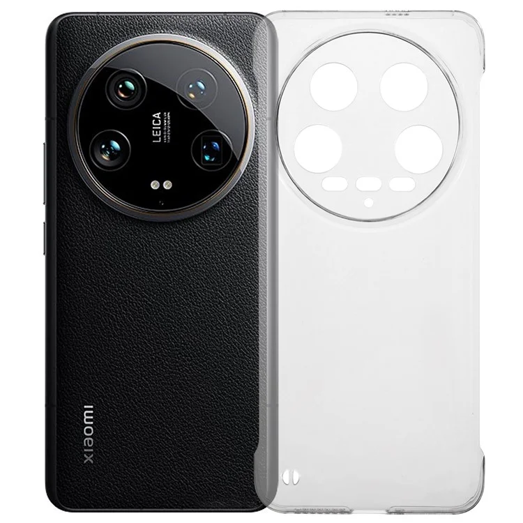 For Xiaomi 14 Ultra Case Hard PC No Frame Phone Cover Transparent