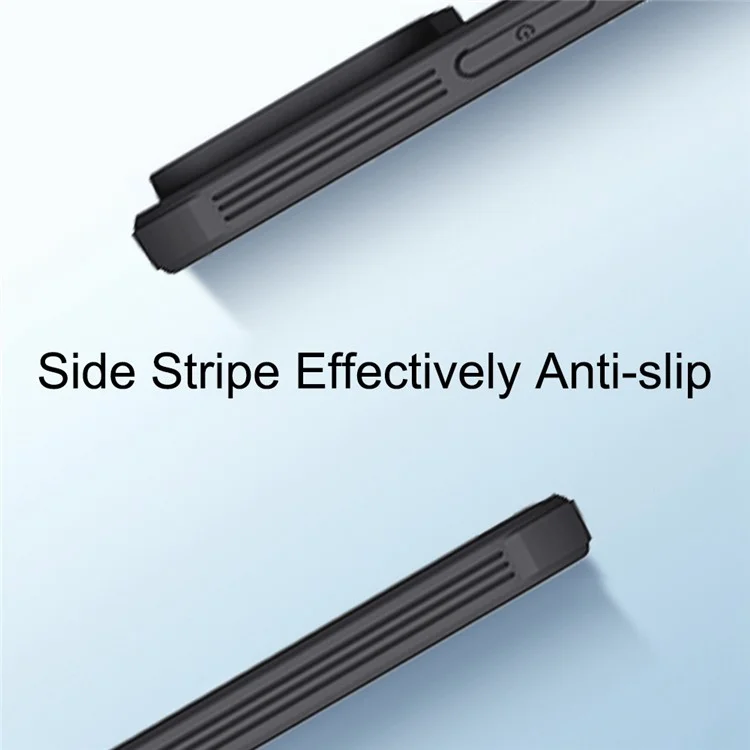 For iPhone 14 Anti-scratch Slide Camera Protection Cell Phone Case PC+TPU Cover Compatible with MagSafe - Black