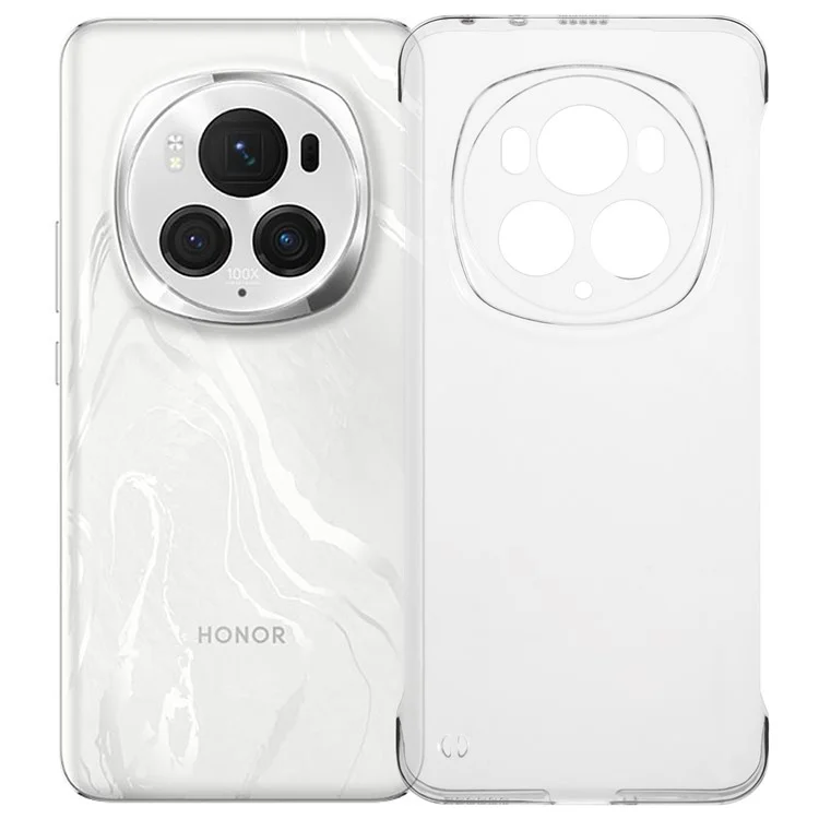 Для Honor Magic6 Pro 5G Прозрачный чехол Frameless Hard PC Phone Cover