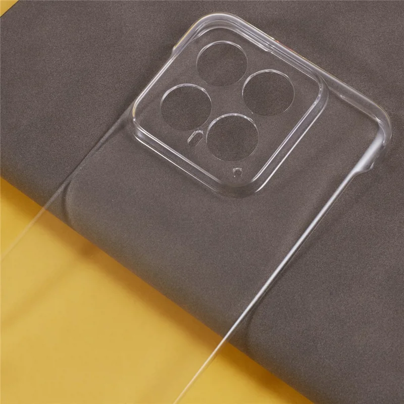 For Xiaomi 14 Pro Frameless Case PC Phone Cover High Transparency
