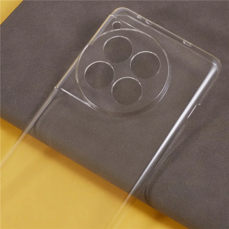For OnePlus 12 5G Case Transparent Anti-Scratch Hard PC Phone Cover