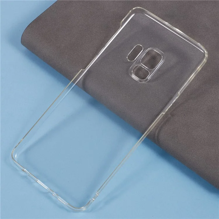 Funda de teléfono clara para Samsung Galaxy S9, carcasa rígida de PC para la parte posterior