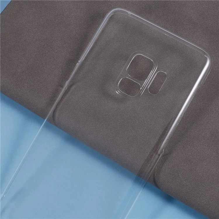 Funda de teléfono clara para Samsung Galaxy S9, carcasa rígida de PC para la parte posterior