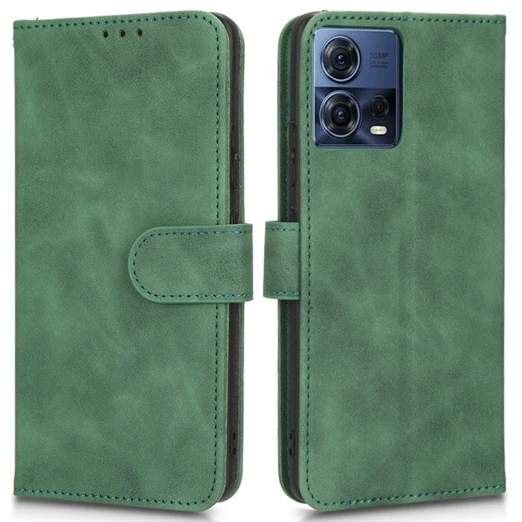 Para Motorola Moto S30 Pro 5G PU PU Stot Stot Teple Teple Toucho Toucho Tacho Fentante Folo Folio Folio Folio - Verde