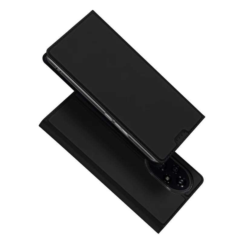 DUX DUCIS Skin Pro Series For Honor 200 5G Case Leather Phone Cover with Card Slot - Black