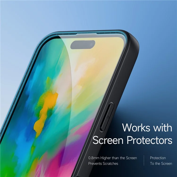 DUX DUCIS Aimo Series for iPhone 16 Plus Magnetic Case PC+TPU Protective Phone Cover (REACH Certification) - Black