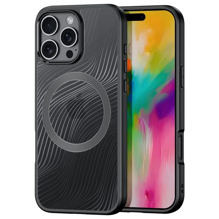 DUX DUCIS Aimo Series for iPhone 16 Pro Max Phone Case Compatible with MagSafe (REACH Certification) - Black