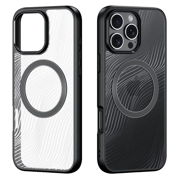 DUX DUCIS Aimo Series for iPhone 16 Pro Max Phone Case Compatible with MagSafe (REACH Certification) - Black