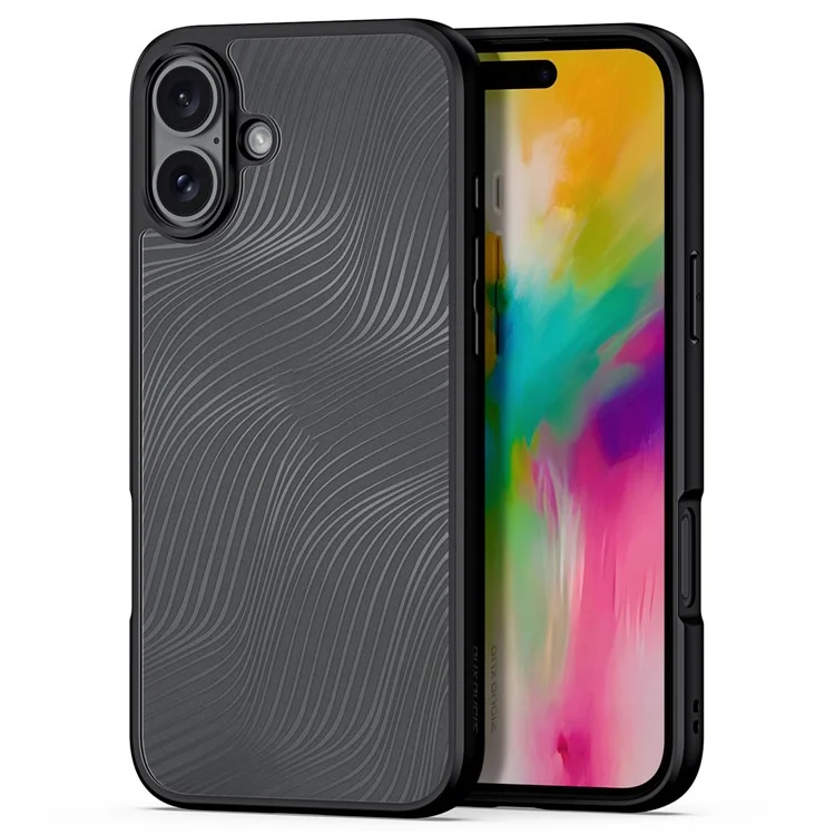 Dux Ducis Amo Series Для Iphone 16 Case TPU+PC Antip-drop Matte Cope Cope (cave Certification) - Черный