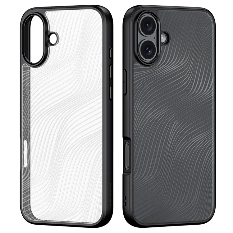 Dux Ducis Amo Series Для Iphone 16 Case TPU+PC Antip-drop Matte Cope Cope (cave Certification) - Черный