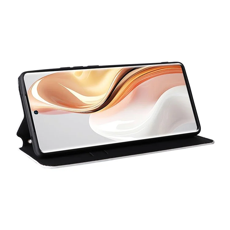 Para Ulefone Note 17 Pro Case PU Leather Phone Cover Rhombus Pattern Stand Function - Prata