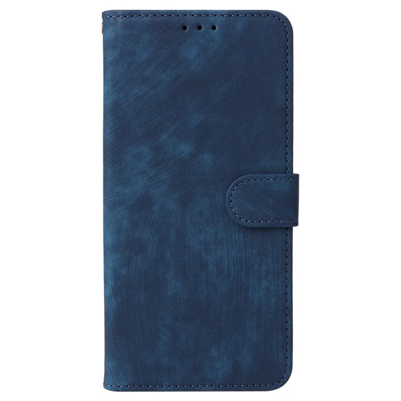 For Realme Note 60x 4G / C63 4G / C61 4G / Narzo N63 4G Stand Case RFID Blocking Leather Phone Cover with Strap - Blue