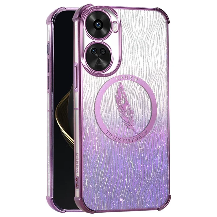 KADEM Für Huawei nova 11 SE / Nova 12 SE 4G Hülle TPU Handyhülle Funkelnder Glitzer - Lila