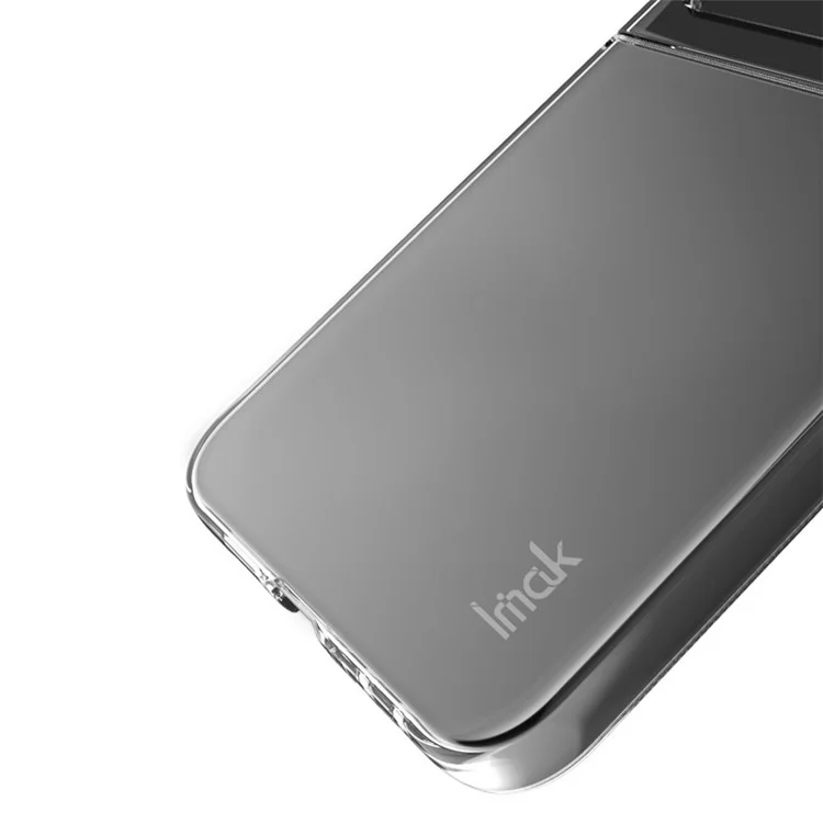 IMAK Crystal Case II Pro for Samsung Galaxy Z Flip6 5G Clear Case Two-Piece PC Phone Cover (Upper Cover+Lower Cover)