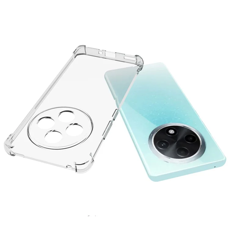 Per Oppo F27 Pro+ 5G Clear Case Soft Touch TPU Phone Cover Corner Cushion