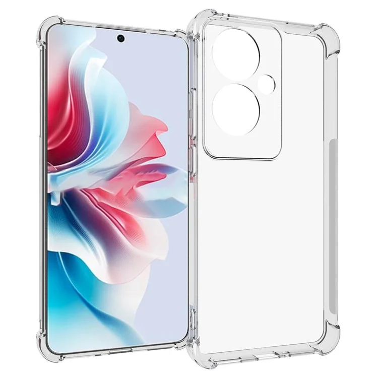 Per Oppo Reno11 A 5G Case Anti-Drop Transparent TPU Phone Cover