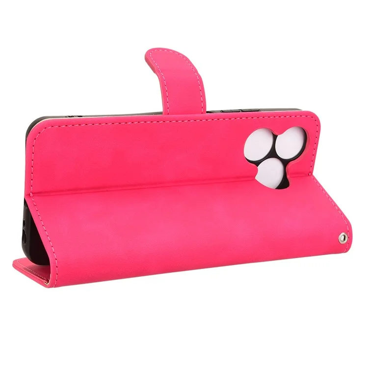 Funda Para Wiko T20, Piel Sintética Con Tacto de Piel, Billetera Tipo Flip Cover - Rosa