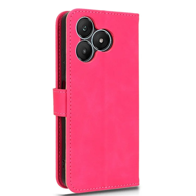 Funda Para Wiko T20, Piel Sintética Con Tacto de Piel, Billetera Tipo Flip Cover - Rosa