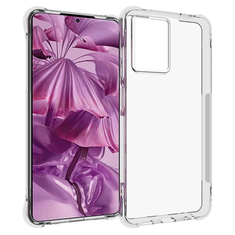Pour étui HMD Pulse+ / Pulse Pro Antidérapant Transparent TPU Housse de Téléphone Coins Renforcés