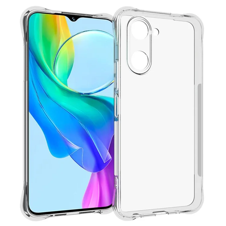 Для vivo Y28s 5G Clear Case Anti-Drop Soft TPU Phone Cover