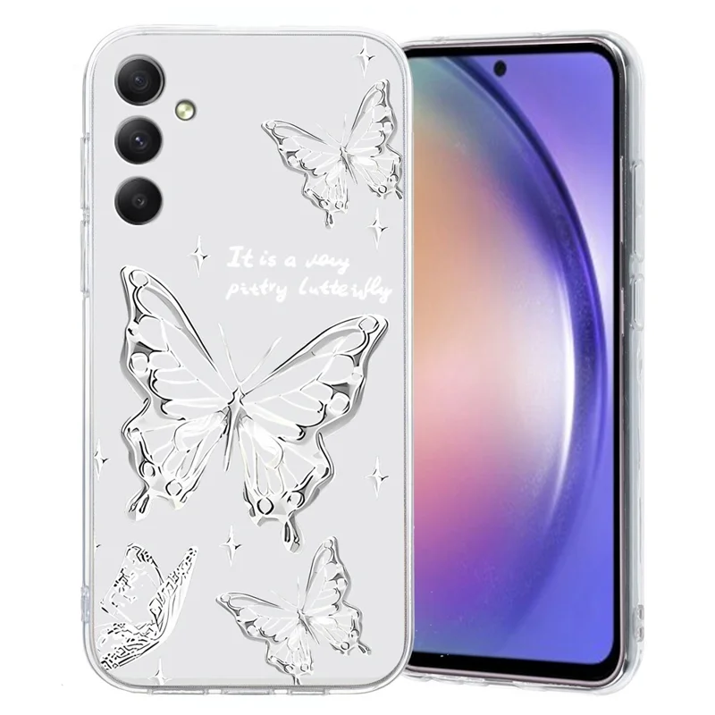 For Samsung Galaxy A14 5G TPU Case Mobile Phone Cover Pattern Printing - Butterfly