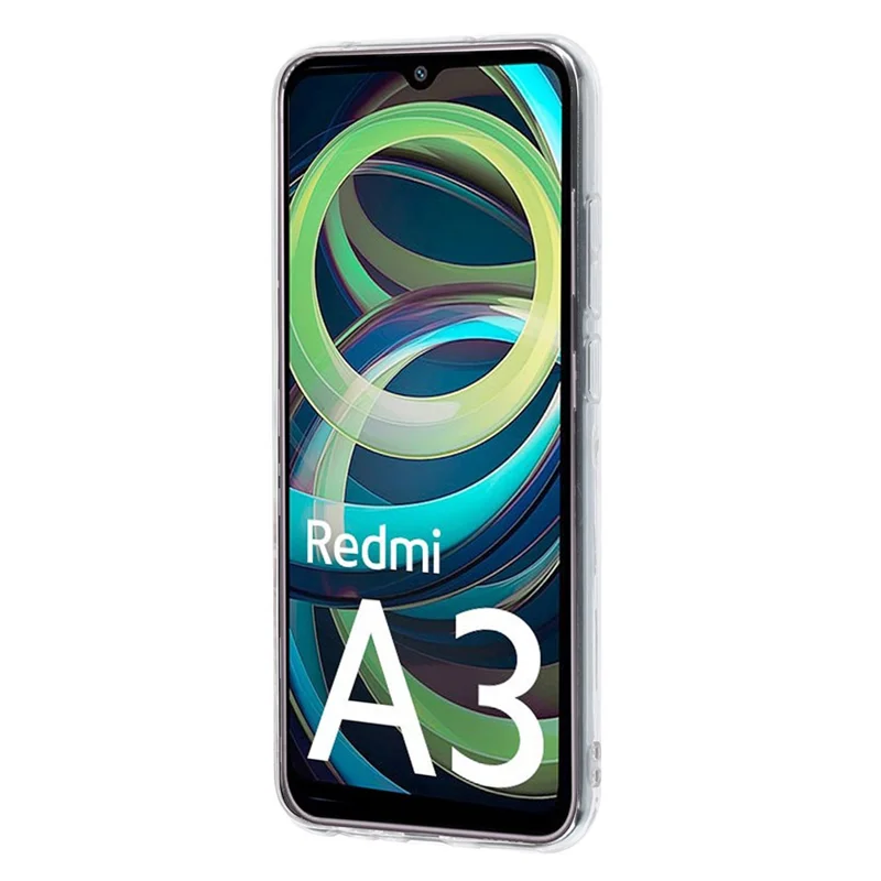 For Xiaomi Redmi A3 4G / Poco C61 4G TPU Case Pattern Printing Phone Back Cover - Cherry Blossom