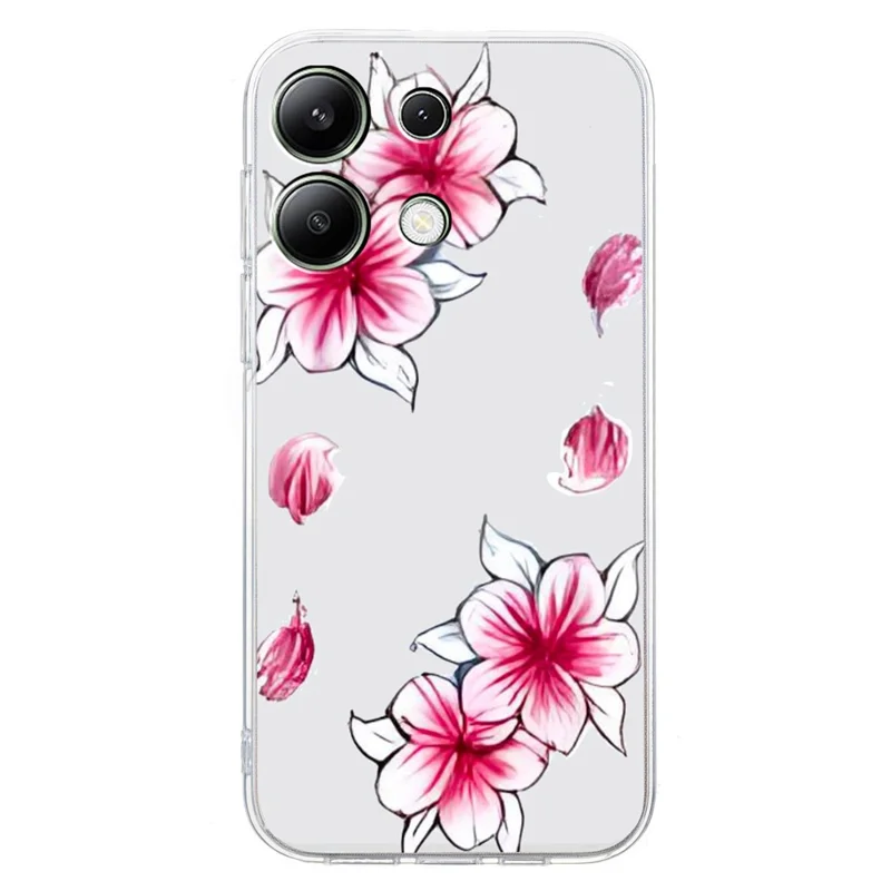 For Xiaomi Redmi Note 13 4G Case Protective TPU Phone Cover Pattern Printed - Cherry Blossom