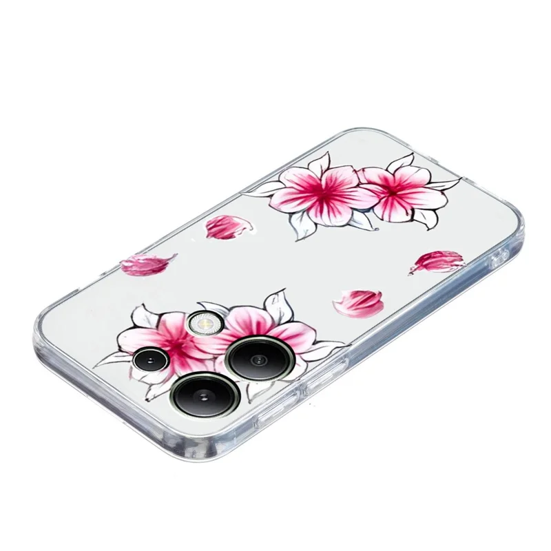 For Xiaomi Redmi Note 13 4G Case Protective TPU Phone Cover Pattern Printed - Cherry Blossom
