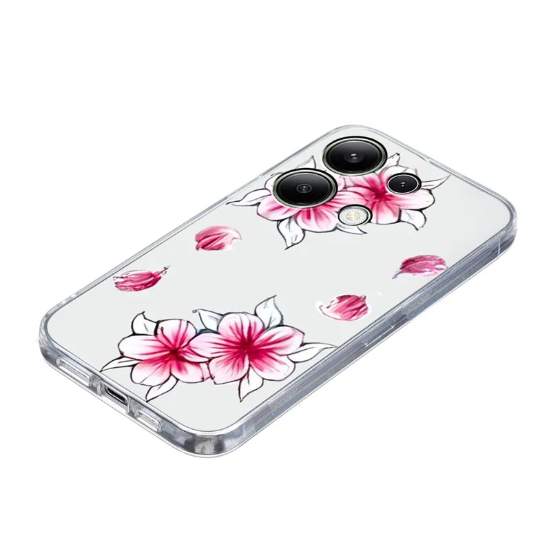 For Xiaomi Redmi Note 13 4G Case Protective TPU Phone Cover Pattern Printed - Cherry Blossom