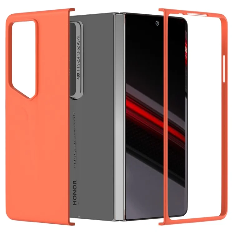Für Honor Magic V2 RSR Porsche Design Gehäuse Harte PC-Handyhülle mit hautfreundlichem Touch-Gefühl - Orange