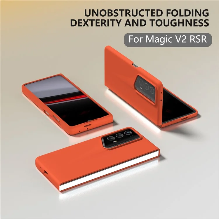 Für Honor Magic V2 RSR Porsche Design Gehäuse Harte PC-Handyhülle mit hautfreundlichem Touch-Gefühl - Orange