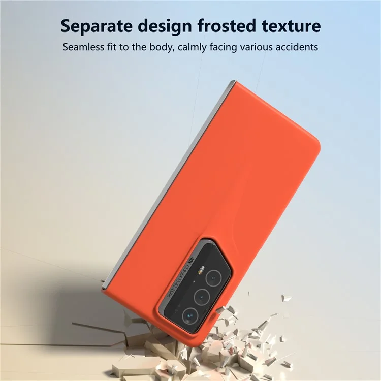 Für Honor Magic V2 RSR Porsche Design Gehäuse Harte PC-Handyhülle mit hautfreundlichem Touch-Gefühl - Orange