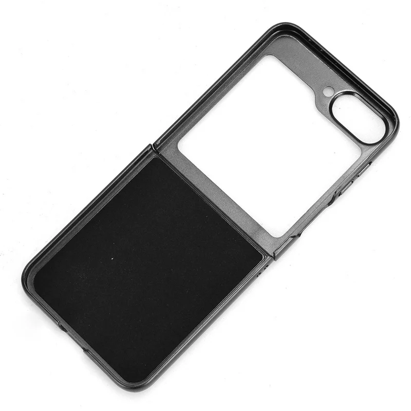 For Samsung Galaxy Z Flip7 FE 5G / Z Flip6 5G Case Carbon Fiber Texture PU+PC Drop-Proof Phone Shell - White