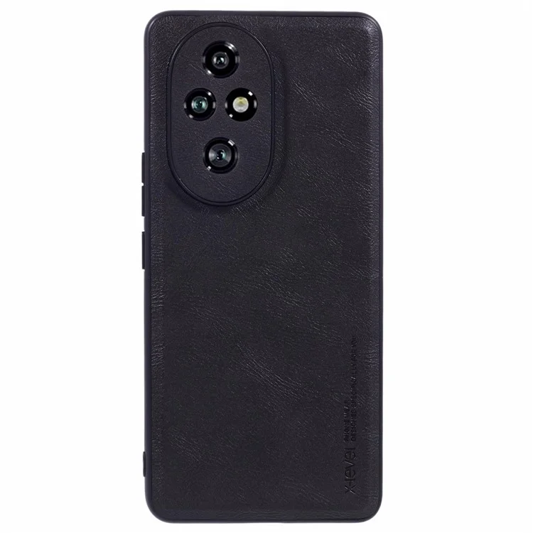 X-LEVEL Bojue-3 Series For Honor 200 Pro 5G Case PU Leather + PC + TPU Business Back Cover - Black