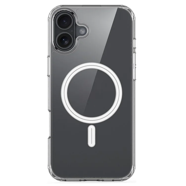 DUX DUCIS Clin Series for iPhone 16 Plus Magnetic Case Anti-Scratch Clear PC+TPU Phone Cover