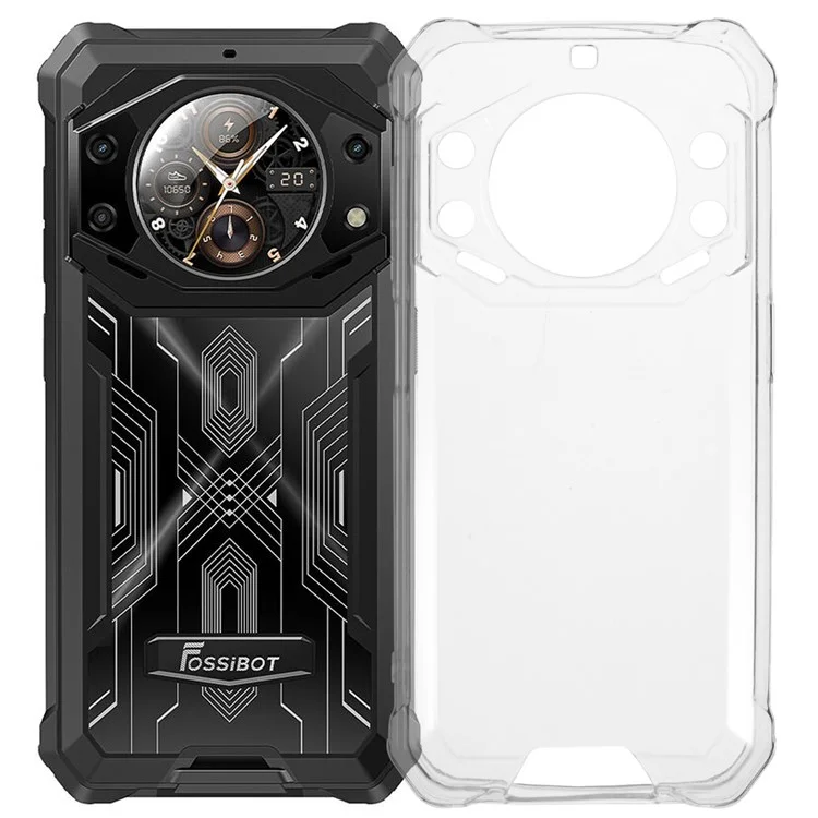 Para Fossibot F101 Pro Case Capa Suave de TPU à Prova de Choque - Transparente