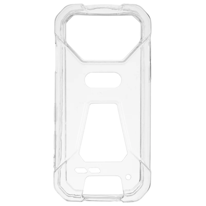 Para Unihertz Tank Mini Capa TPU Shockproof Phone Cover Proteção da Lente da Câmera - Transparente
