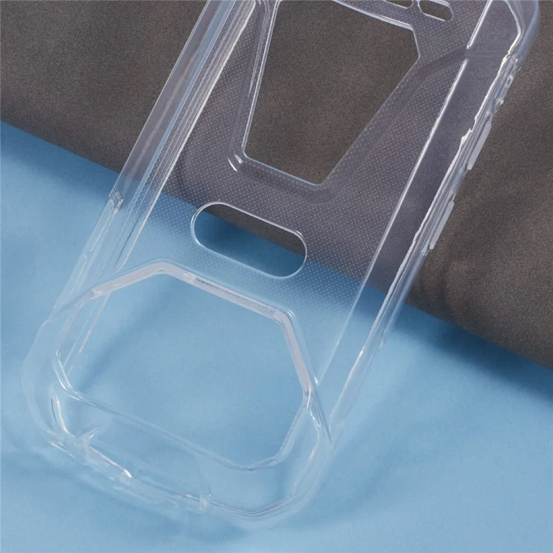 Para Unihertz Tank Mini Capa TPU Shockproof Phone Cover Proteção da Lente da Câmera - Transparente