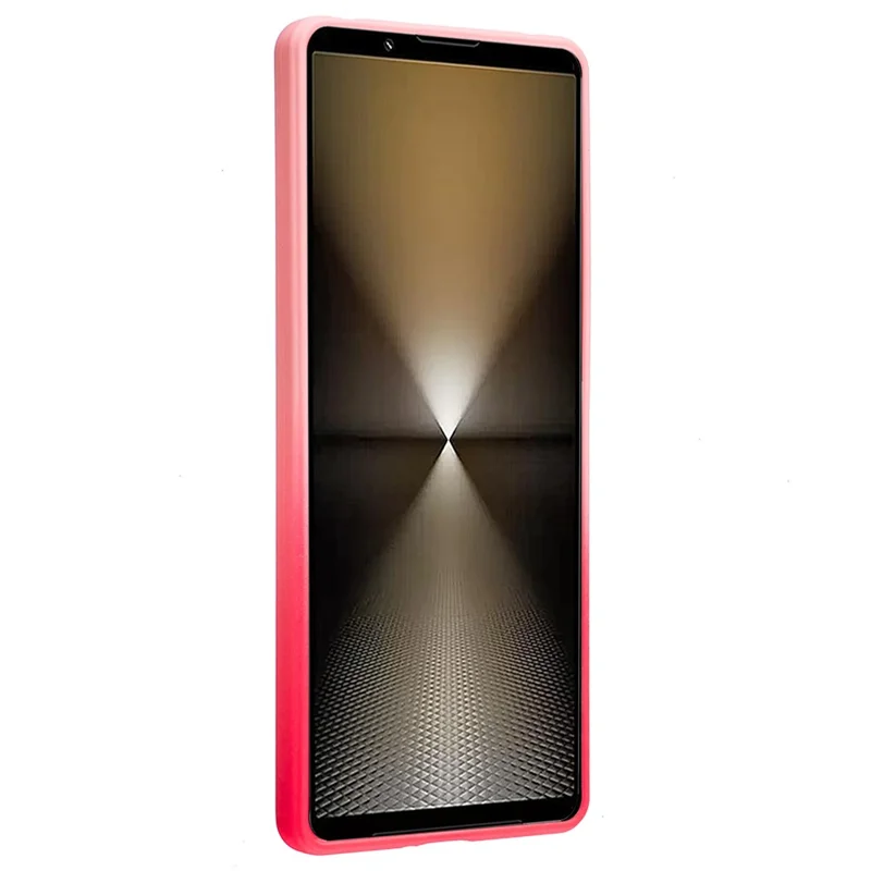 For Sony Xperia 1 VI TPU Case Cute Gradient Color Phone Cover - Pink+Rose