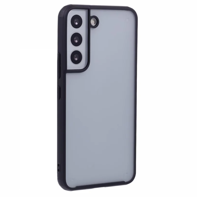 X-LEVEL For Samsung Galaxy S22+ 5G Matte Case Shockproof PC+TPU Hybrid Phone Cover, Black