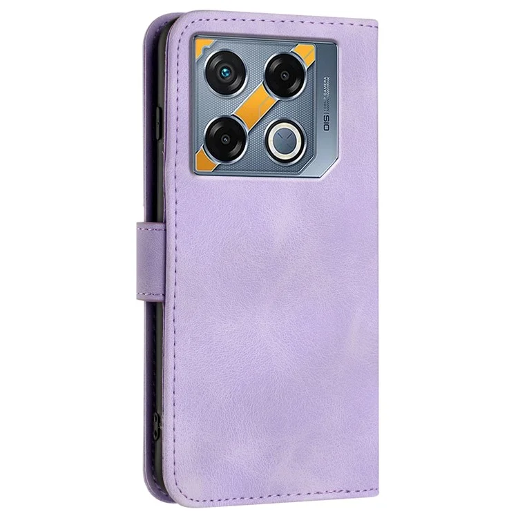 YX0040 For Infinix GT 20 Pro 5G Case Geometry Leather Phone Cover with Stand - Light Purple