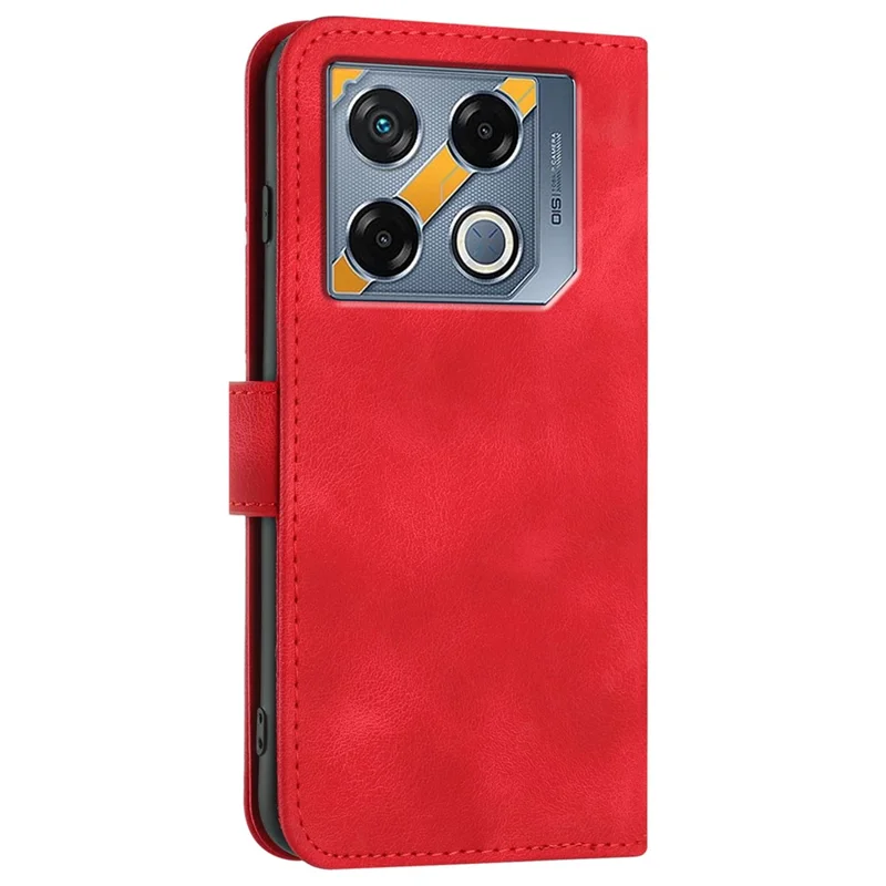 YX0040 For Infinix GT 20 Pro 5G Case Geometry Leather Phone Cover with Stand - Red