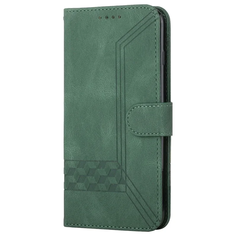 Serie YX0010 per iPhone 16 Pro Case Skin-Touch Texture Leather Phone Cover - Blackish Green